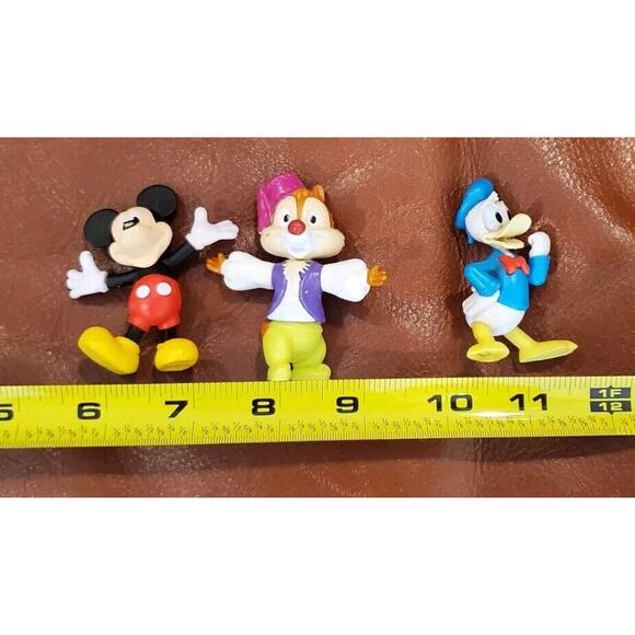 Set Of Three Disney Figures Donald Duck Mickey Mouse Dale Chipmunk Replacements - Picture 5 of 14